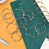 Mr. Pen- Loose Leaf Binder Ring, 60 Pack, 4 Sizes,