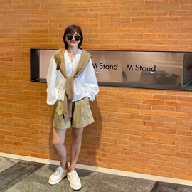 WaJuemy Fake Sweater Shawl Wraps for Women Sweater Knitted Knotted Shawls Wrap Travel Casual Scarf Shawls Cape Shoulder Tops Fashion Wrap (Taupe)