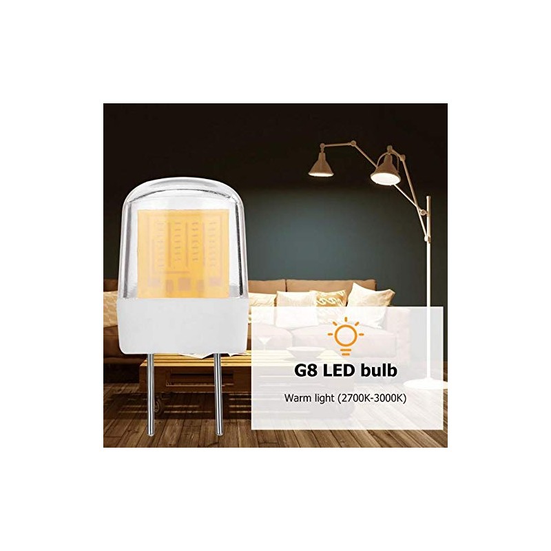Lxcom Lighting G8 LED Bulb Dimmable 5W Light Bulbs 40W