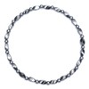 OVER-9 Terahertz Mineral Anklet 4mm Magnetic Hematite Health Accessory Foot