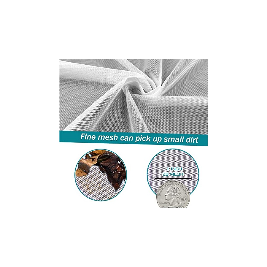 POOLWHALE Heavy Duty Pool Skimmer Net - Fast and Easy Cleaning
