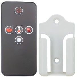 Replacement Remote Control for Napoleon Electric Fireplace G660-0004-SER Cinema Log & Woodland Log Series NEFB24H-3A NEFI24H NEFI27H,with Wall Mounting Bracket
