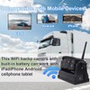 SUIOPPYUW Vehicle Backup Cameras HD Resolution Wireless Connection Wireless Backup
