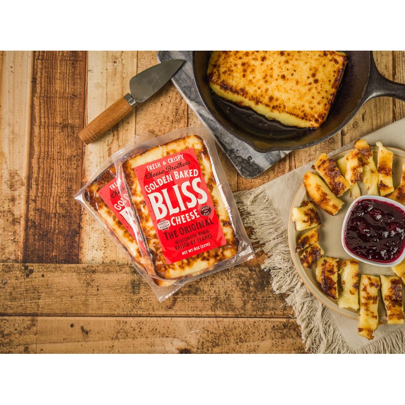 Cheese Bros. Golden Baked Bliss Cheese | Made in Wisconsin