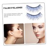 NOLITOY Sets Easy Application Lashes Individual Fake Eyelashes Rhinestones Side