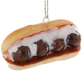 Cody Foster & Co - Meatball Parm Blown Glass Ornament