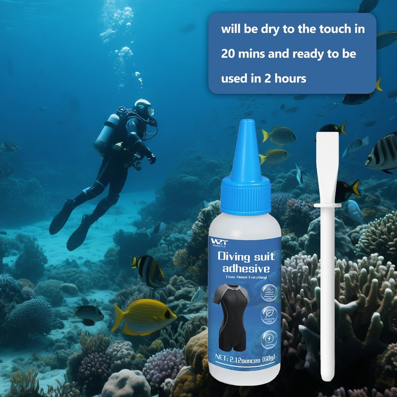 Wetsuit Repair Glue & Fast-Dry Adhesive Kit - Professional Sealant