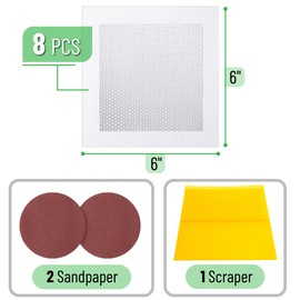 Bates- Drywall Repair Kit, 11 pcs, 6 Inch, Dry Wall Patch Kits, Wall Repair Patch Kit, Wall Patch Repair Kit, Drywall Hole Patch, Drywall Patch Kit, Wall Hole Repair Kit, Drywall Patch Hole