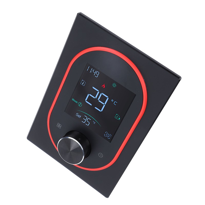 Smart Color Thermostat APP Programmable Touchscreen Knob Control Smart Temperature