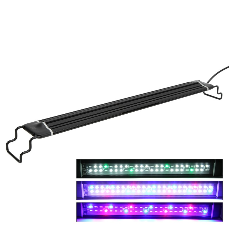 Aquarium LED Lamp Waterproof Adjustable Length Fish Tank Light with