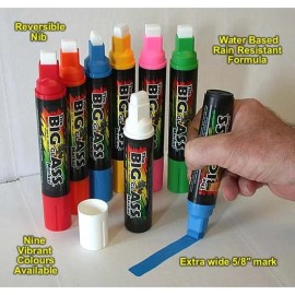 Genpack The Big Glass Marker Washable Red Writer - Automotive Car Paint Pen - 1 Count