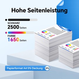 Nestink 937e 937XL Printer Cartridges (1 Black, 1 Cyan, 1 Magenta, 1 Yellow) Replacement for HP 937 XL Multipack, Compatible with HP Officejet Pro 9110b 9120b 9130b 9720 9730 9110e 9120e 9130e 9720e