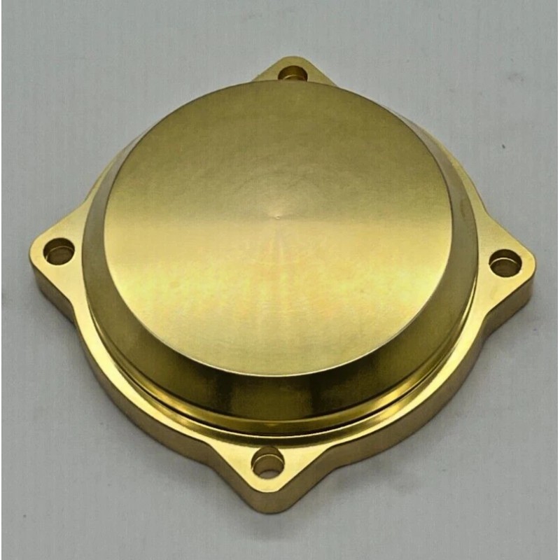 diycycleparts SOLID BRASS CV Carb Top Cover 1990-1999 Harley-Davidso