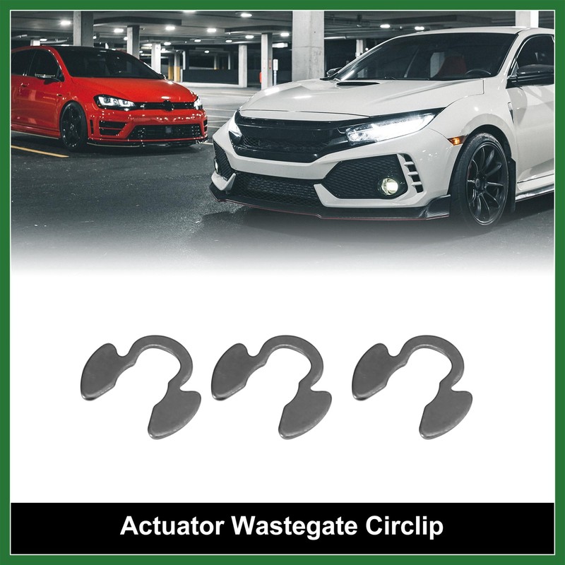 Motoforti 3pcs Turbocharger Actuator Wastegate Circlip E Clip Pin for