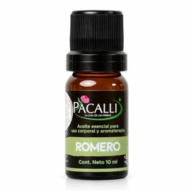 PACALLI Aceite Esencial de Romero 100% Puro 10ml - Aromaterapia
