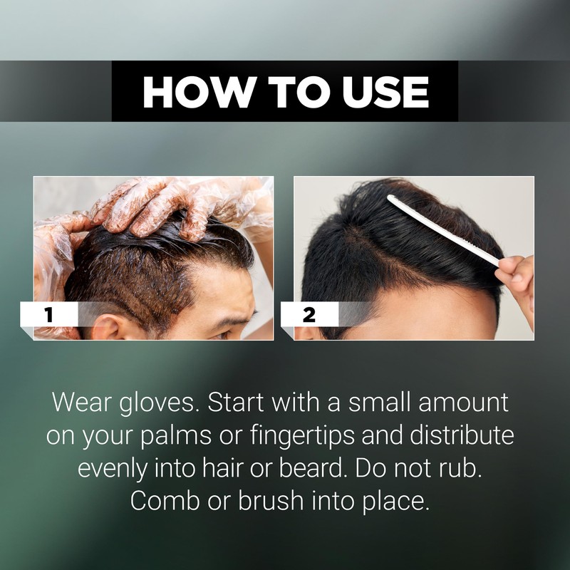 Clubman Pinaud Black Styling Gel - Grey-Free Hair Gel for