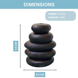 Hydria Fountainhead Mindfulness Pebbles | Accessories | Easy Application | 5 Pebbles | Indoor and Outdoor | Decorative Solution for Your Hydria (Sold Separately) | British Brand