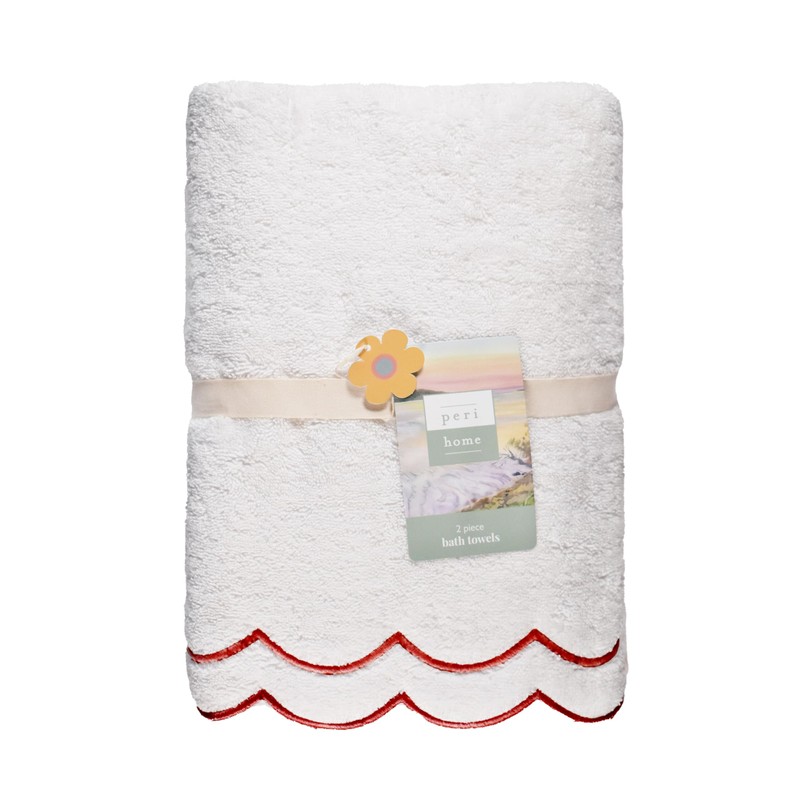 Peri Home 2 Piece Bath Towel Set, 500 GSM, 100%