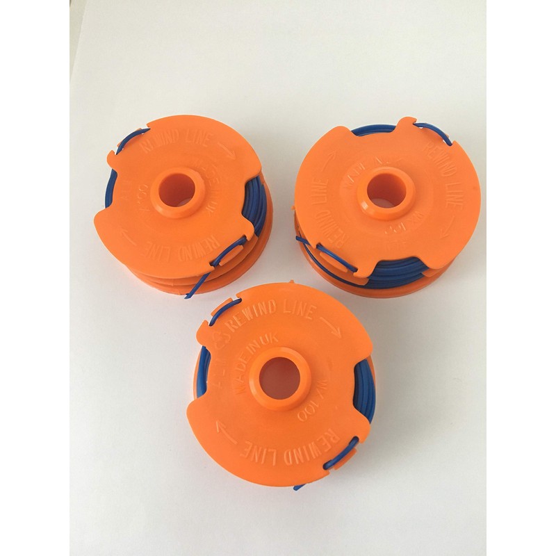 Garden Machinery Spares 3 Pack Spool & Line Fits Argos
