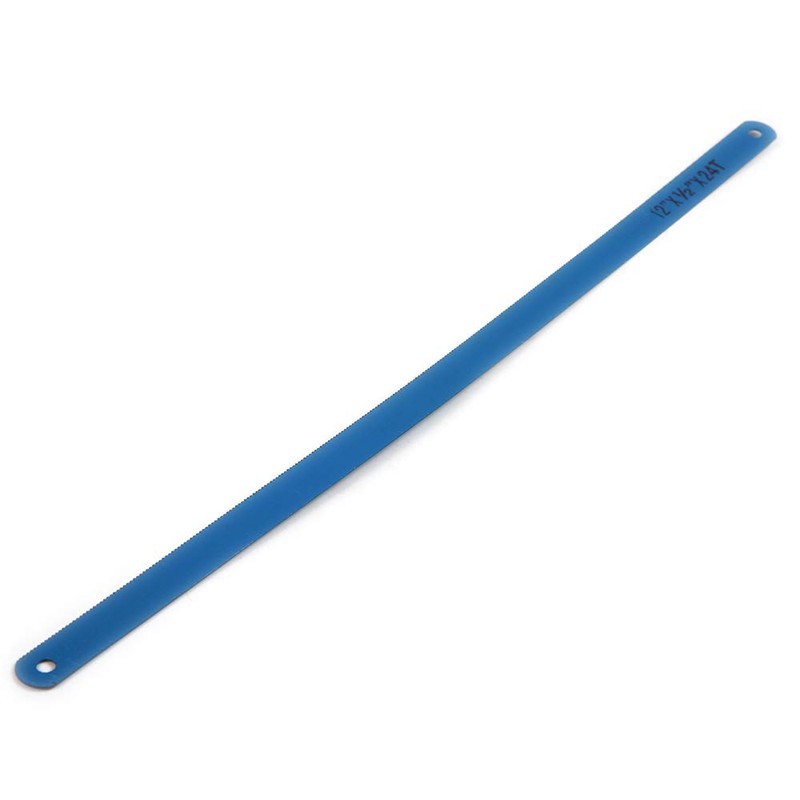 10Pcs Blue 24TPI 300mm Hacksaw Blades Carbon Steel Replacement Saw