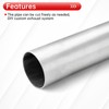 Autarboor 3.5 Inch DIY Exhaust Pipe, Universal Custom Exhaust Straight