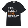 Eat Sleep Log Repeat Woodcutter Logger Funny Lumberjack Gift Comfort