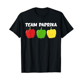 Team Paprika Red Yellow Green Pepper Nuts Vitamin Supplier T-Shirt