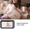 Baby Monitor 360 Degree Rotation 4.3inch LCD Screen 8 Lullabies