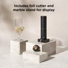 RBT Electric Corkscrew Wine Opener with Foil Cutter and Marble