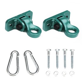 GENERIC JYSUS Heavy Duty Swing Set Swing Hangers Hammock All Accessories Included for Outdoor Garden Playground Equipment 2 Packs Green, Green(2 Packs)