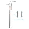 stonylab Glass Vacuum Cold Trap Bubbler with 10mm Serrated Hose,