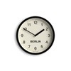Jones Clocks® Berlin Time zone wall clock | Small modern