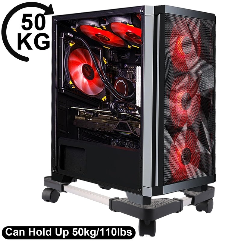 DAJAVE 2 Pcs PC Stand for Floor PC Tower Stand