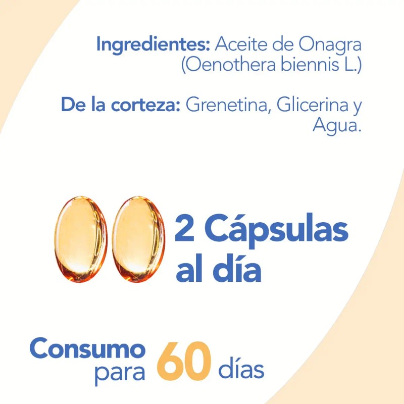 Aceite Onagra Prímula 120 Softgels 700mg Natgel