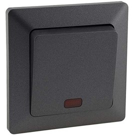 Milos Socket Switch Button Sets I Anthracite