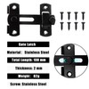 2PCS Sliding Barn Door Lock, Safety Door Bolt Latch Lock,