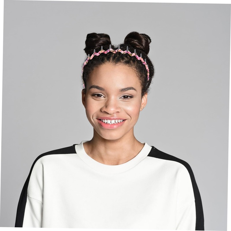 FOMIYES 9pcs Creative Tooth Headbands for Women Comfortable Chiffon Wrapped