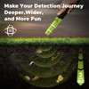 Metal Detector Pinpointer, Hazlewolke IP68 Fully Waterproof Handheld Metal Detectors