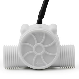 SENSTREE G1/2 ’’ Flow Hall Sensor BSP Thread, 1-30L/Min Flow Meter, POM Material Flowmeter Counter