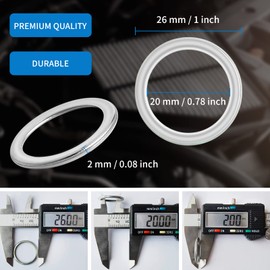 M20 Oil Drain Plug Gaskets Crush Washers Seals Rings for Subaru Baja Forester Impreza Legacy Outback STI WRX, Replacement for The Part # 11126AA000, Used for Oil Change, 10 Pack