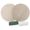 Super Strop 5 in Leather Honing Polishing Discs with White