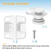 Cooler Replacement Parts Kit for Coleman,Ice Chest Plastic Hinges,Cooler Standard