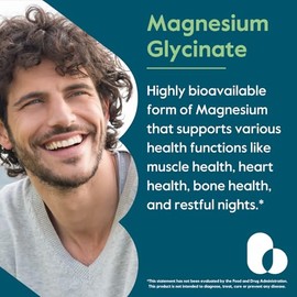 Magnesium Glycinate 400mg Per Serving 240 Vegetarian Capsules Stearates Silicon Dioxide Vegan Non Gmo Gluten Free