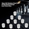 Telituny Spring Piston, Pack of 10 Spring Piston Ball 304