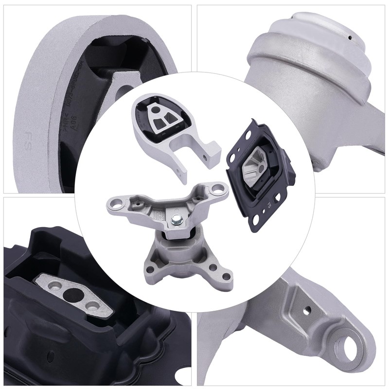 NTINGDE 3PCS Engine Motor & Trans Mount Set Compatible with