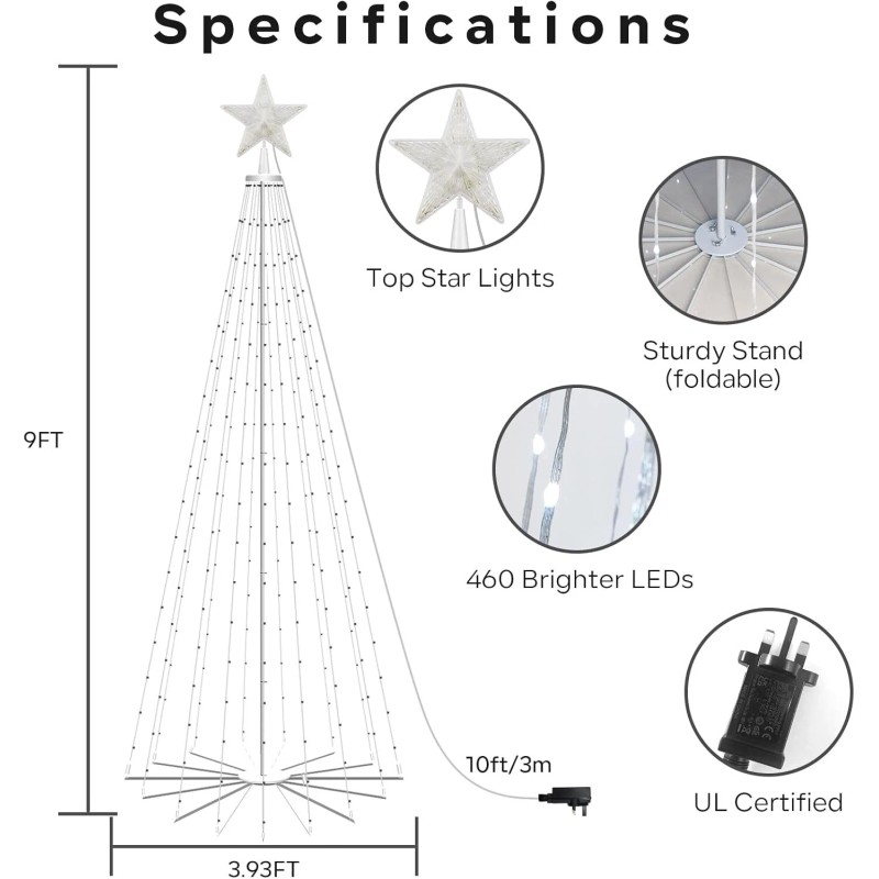 Christmas Tree with Custom Display, Smart APP Controlled DIY 6FT