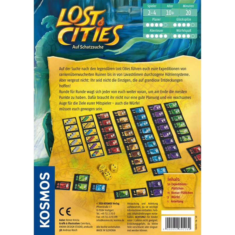 Kosmos Lost Cities - Treasure Hunt