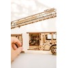 Wood Trick Rescue Firetruck Movable - Rotating Extendable Ladder -