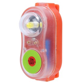 Safety Light Life Jacket Light Lamp Self-Illuminating Marine LED Light for Night Rescue At Sea, Water Safety LED Lamp for Outdoor Safrty(Orange)