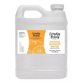 Everyday Beauty Helping You Feel Beautiful Inside And Out Azahar Flor De Agua A Granel De 32 Oz - Tóner Cara Y Cabello